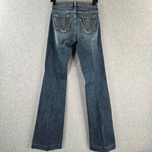 Ariat Trouser Jeans Womens 26L (26x36) Slim Flared Wide Leg Daphne Western Rodeo